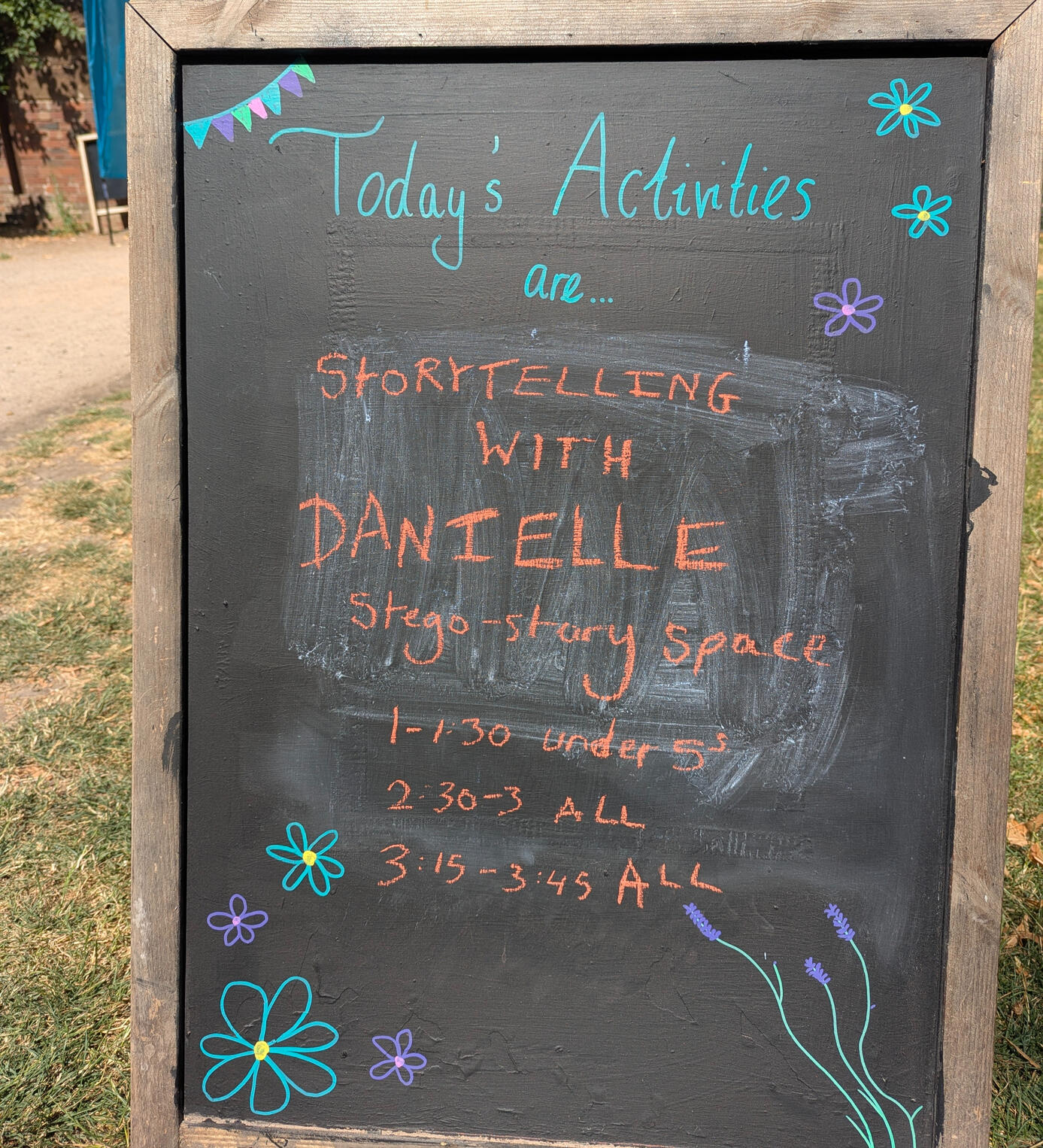 Danielle tells stories at National Trust Dudmaston